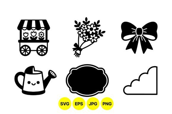 Cute Garden Graphics for Warm Branding