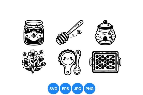 Cute Honey Bee Graphics for Editorial and Web Use