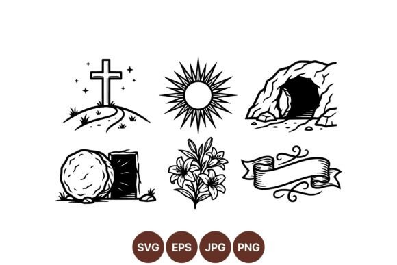 Easter Resurrection Graphics for Editorial and Web Use