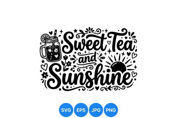 Sweet Tea Sunshine Graphics for Local Branding