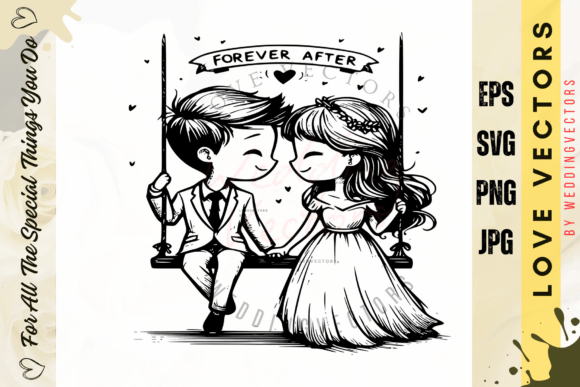 Weddingvectors Graphics for Editorial and Web Design