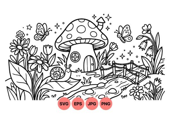 Whimsical Fairy Tale Graphics for Branding